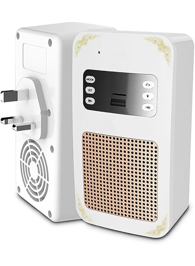 Equantu SQ‑669 Smart Quran Speaker Wall Plug – 16 Reciters & 16 Translations – Bluetooth ▪ USB ▪ Remote ▪ App Control – Holy Wall Speaker Bluetooth - Image 3