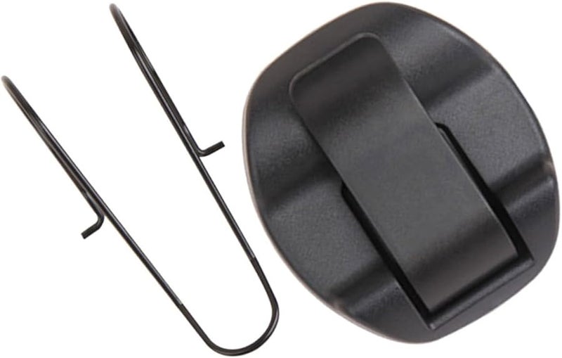 Compact Visor Clip Car Sunglass Holder Space Saving Organizer Scratch Resistant Black - Image 2