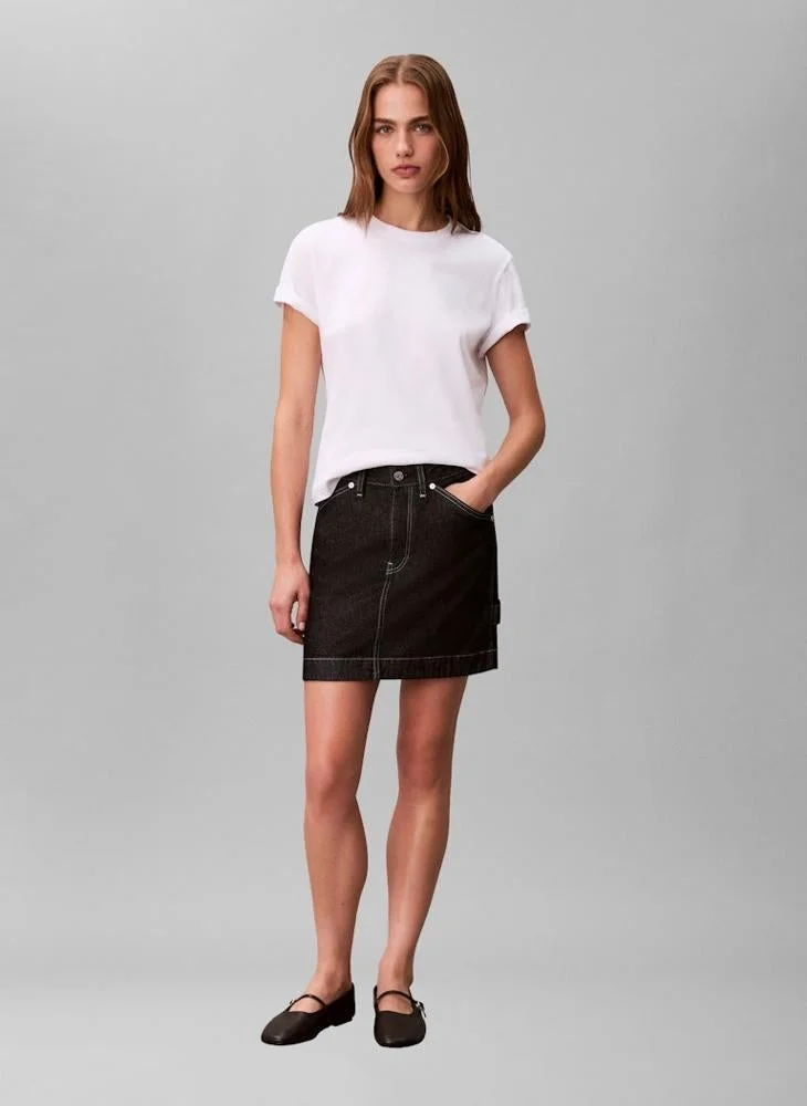 CALVIN KLEIN  Logo Crew Neck T-Shirt for Women | Best Price UAE