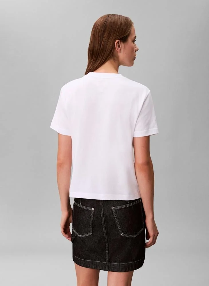 CALVIN KLEIN Logo Crew Neck T-Shirt
