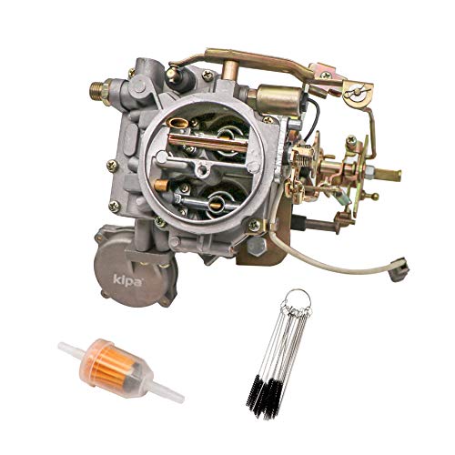 KIPA Carburetor For Land Cruiser 1969-1987 2F 4230CC FJ40 Engines, Replace OE Number 21100-61012, 21100-61050, 201055772420, With Carbon Dirt Jet Cleaner Tool Kit & Fuel Filter - Image 1