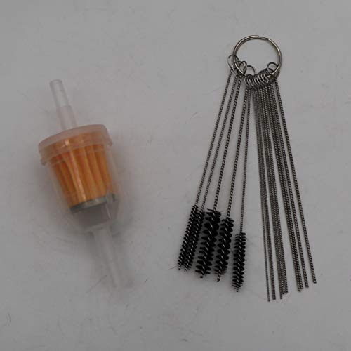 KIPA Carburetor For Land Cruiser 1969-1987 2F 4230CC FJ40 Engines, Replace OE Number 21100-61012, 21100-61050, 201055772420, With Carbon Dirt Jet Cleaner Tool Kit & Fuel Filter - Image 5