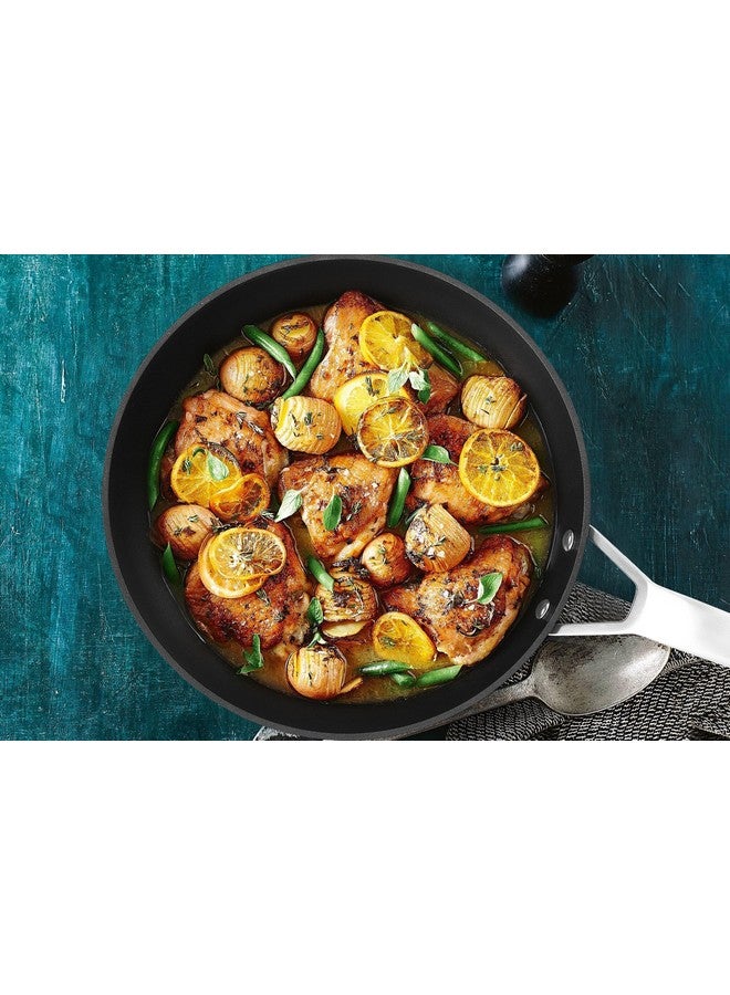 MsMk 12 Inch Nonstick Frying Pan with Lid, Titanium and Ceramic Nonstick skillet with lid, PFOA Free, Non-Toxic, Stay-Cool Handle, Scratch-resistant, Dishwasher Safe, Oven Safe to 700°F - Image 4