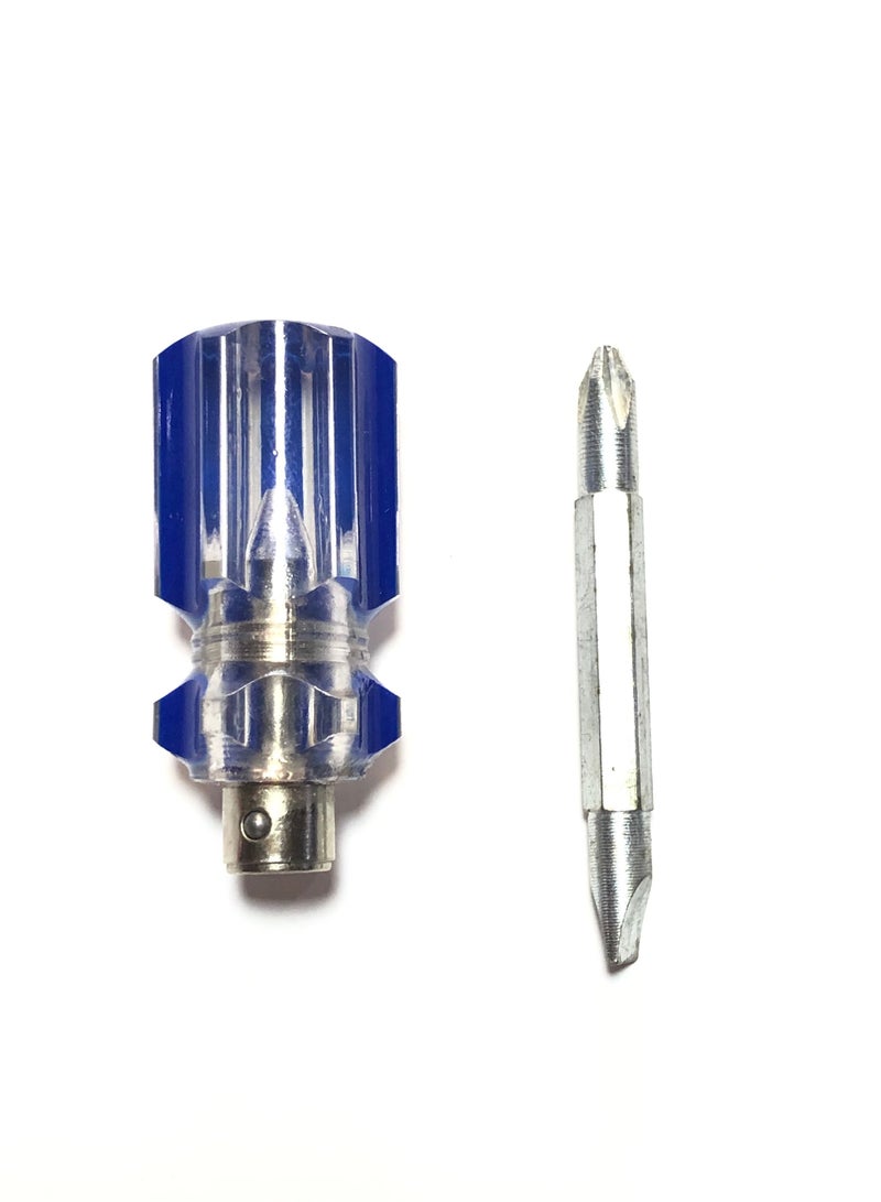 A small two-way screwdriver 2 in 1 Blue - Image 1
