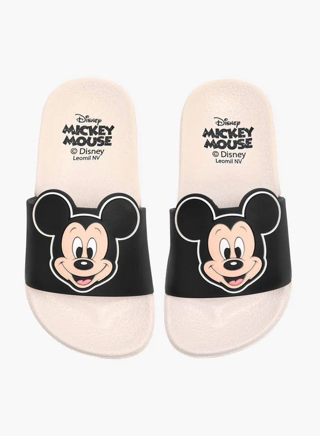 Disney Boys Mickey Mouse Embossed Slip-On Slides