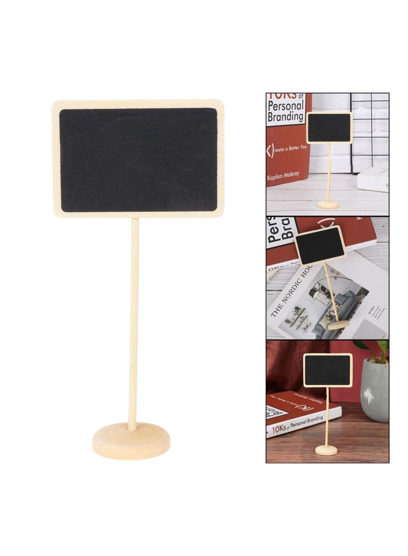 KASTWAVE Chalkboard Labels Mini Chalkboards Signs, KASTWAVE 10 Pack Small Chalkboards Blackboard with Easel Stand for Weddings, Birthday Parties, Message Board Signs and Event Decorations - Image 5
