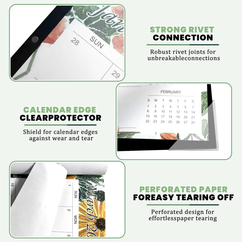 Telihao Desk Calendar 2026 - Large 22x17 Monthly Calendar, 18 Month Desk Top Calendars (Jan 2026â€“Jun 2027) Teacher & Office Desk Calendars Organizer (white, 22 * 17) - Image 4