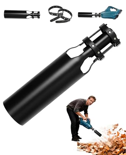 Bumilily Leaf Blower Air Booster, Universal Blower Air Booster Attachment, High-Speed Cyclone 2X Leaf Blower Extension,Fits 2-4 Inch Nozzle, Lawn and Yard Cleanup Artifact (1PCS) - Image 1