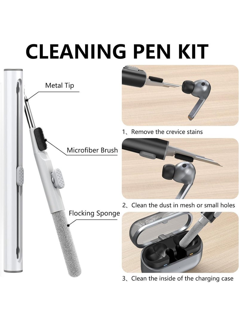 Soft Silicone Protective Case Cover for Huawei FreeClip with Cleaner Kit and Keychain - Image 2