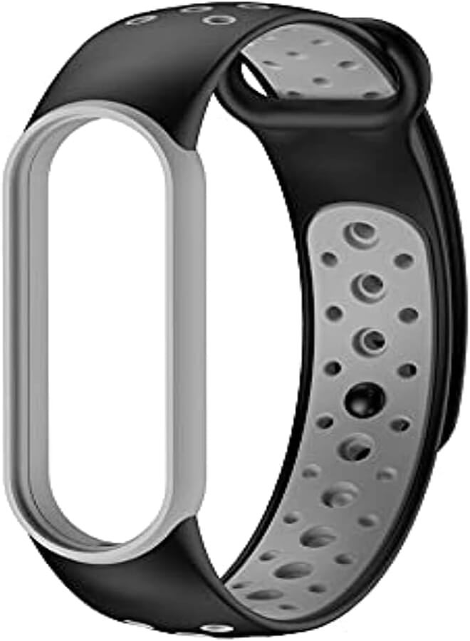 OR other Soft Breathable Replacement Bracelet for Xiaomi Band 5 (Black, Gray)