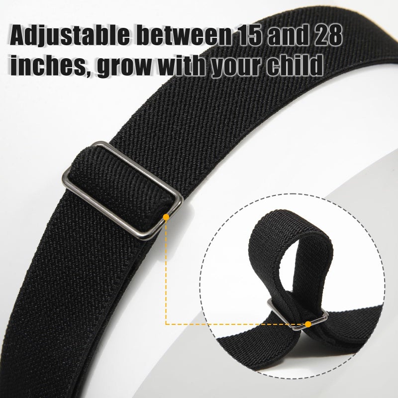 Kajeer Magnetic Boys Belt, Adjustable Elastic Kids Belts for Boys Girl with Magnetic Buckle(Black+Navy Blue+Brown+Grey) - Image 4