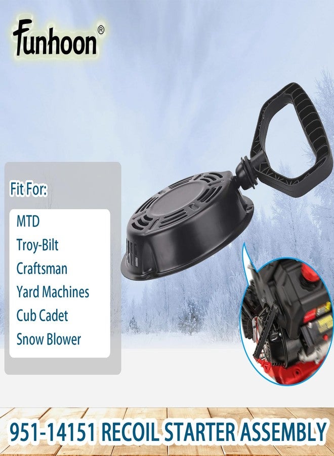 Funhoon 951-14151 Recoil Starter Assembly for MTD Cub Cadet Snow Blowers - Image 4