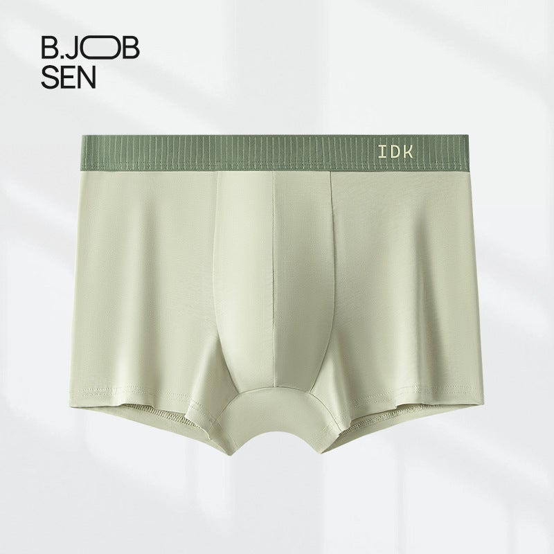 100-Pack Mens Cotton Underwear with Silk Fog Apricot - Image 2