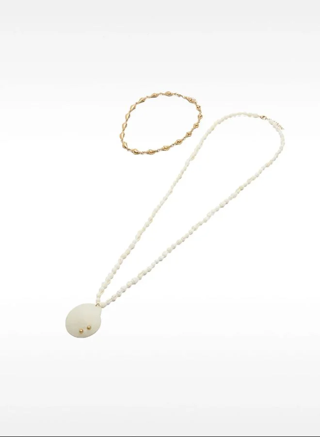 PARFOIS Shell Necklace Set