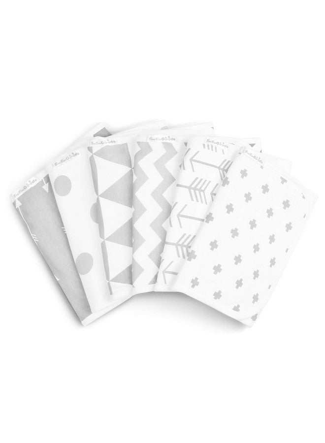 BaeBae Goods BaeBae Goods Burp Cloths for Baby Boy & Girl - Ultra Absorbent Burping Rags - Anti Shrink Unisex Burpy Clothes - Super Soft Jersey Cotton, Large 21"x10" - Thick for Newborn Cloth Diapers - 6 Pack - Image 3