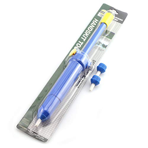 Tegg 1PC 13 Inches Soldering Iron Desoldering Pump Removal Device Vacuum Blue - Image 2