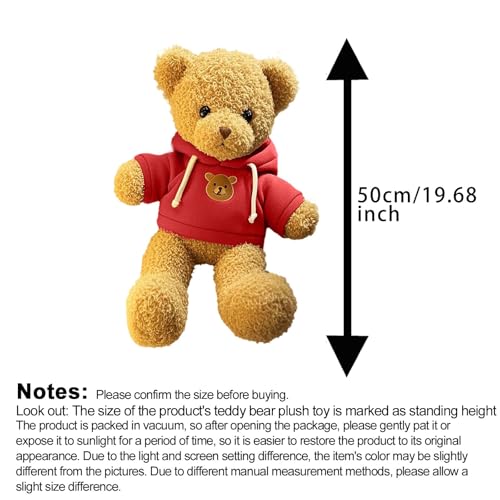 CHELEI2019 20 Giant Teddy Bear Stuffed Animal Cute Bear Plush Doll Toy Gifts for KidsRed - Image 5
