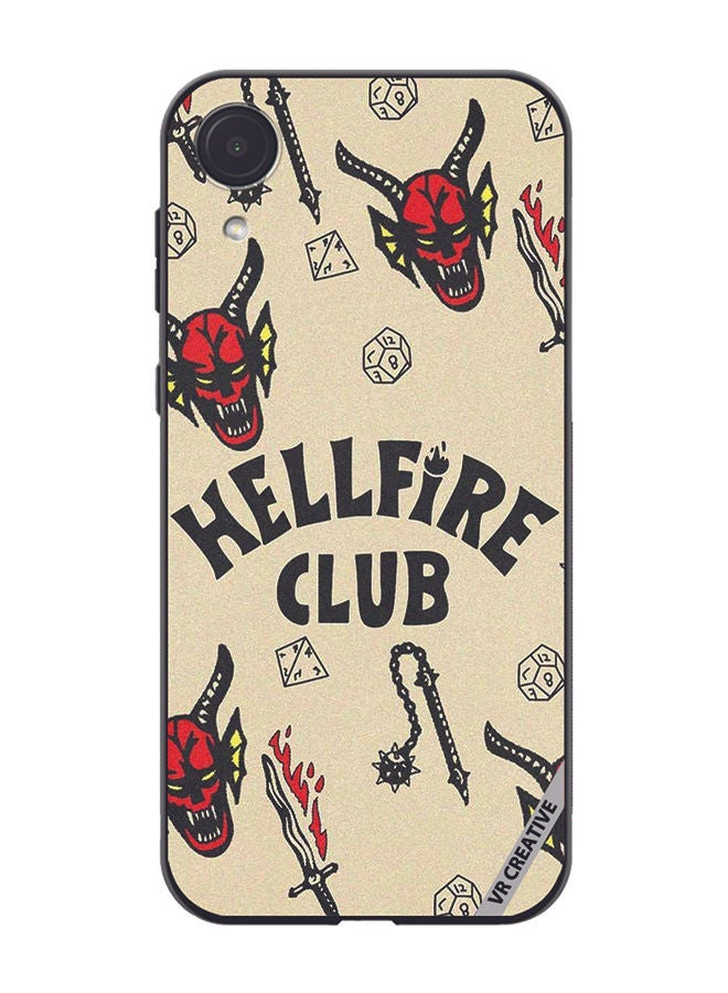 VR CREATIVE Protective Case Cover For Samsung Galaxy A03 Core Hellfire Club Design Multicolour - Image 1