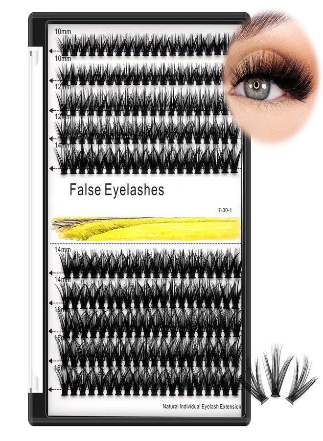 Vayator Eyelashes 10-12mm Mixed,12-14mm Mixed,14-16mm Mixed Mink Eyelashes Extension Natural Russian Volume Faux Eyelashes Individual Lashes Makeup Tools (50D-14-16mm Mixed) - Image 1