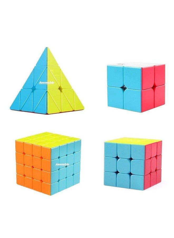 اسمبل تجميع مكعباتك الخاصة 2×2 و3×3 و4×4 ومثلث هرمي عالي السرعة بدون ملصقات - Image 2