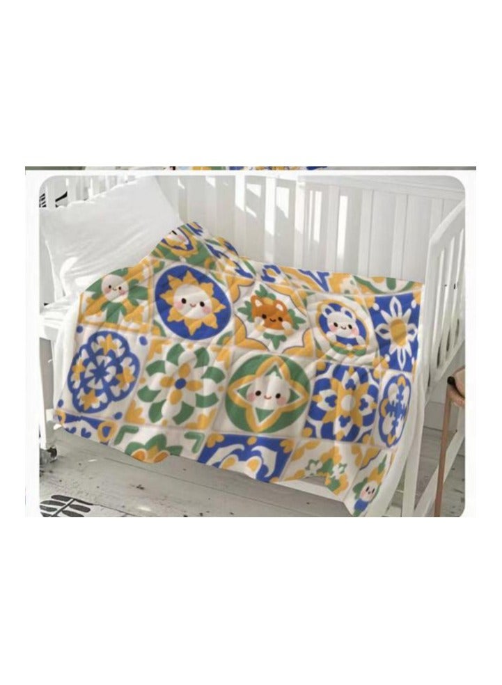 general Baby and children's cartoon flannel thin blanket (warm and comfortable, suitable for sleep, game use) 70cm*100cm - 545 - Image 2