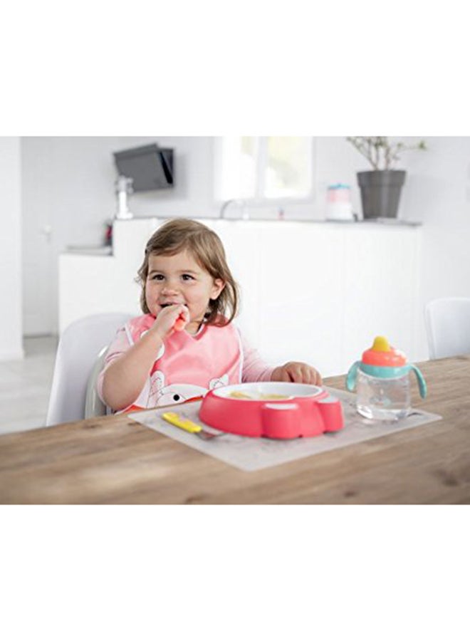 Badabulle Anti Slip Plate - Intense Pink, 0+ Month - Image 3