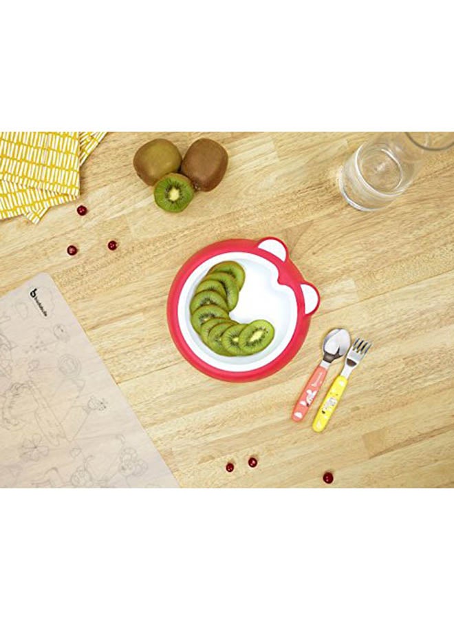 Badabulle Anti Slip Plate - Intense Pink, 0+ Month - Image 4