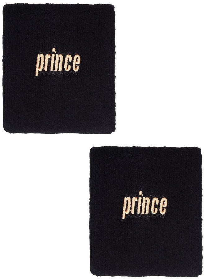 برنس مضرب تنس برينس تور 23 من الألومنيوم مع 12 كرة تنس برتقالية من المرحلة الثانية، وجوارب سوداء، وسوار معصم أسود/ذهبي - Image 4