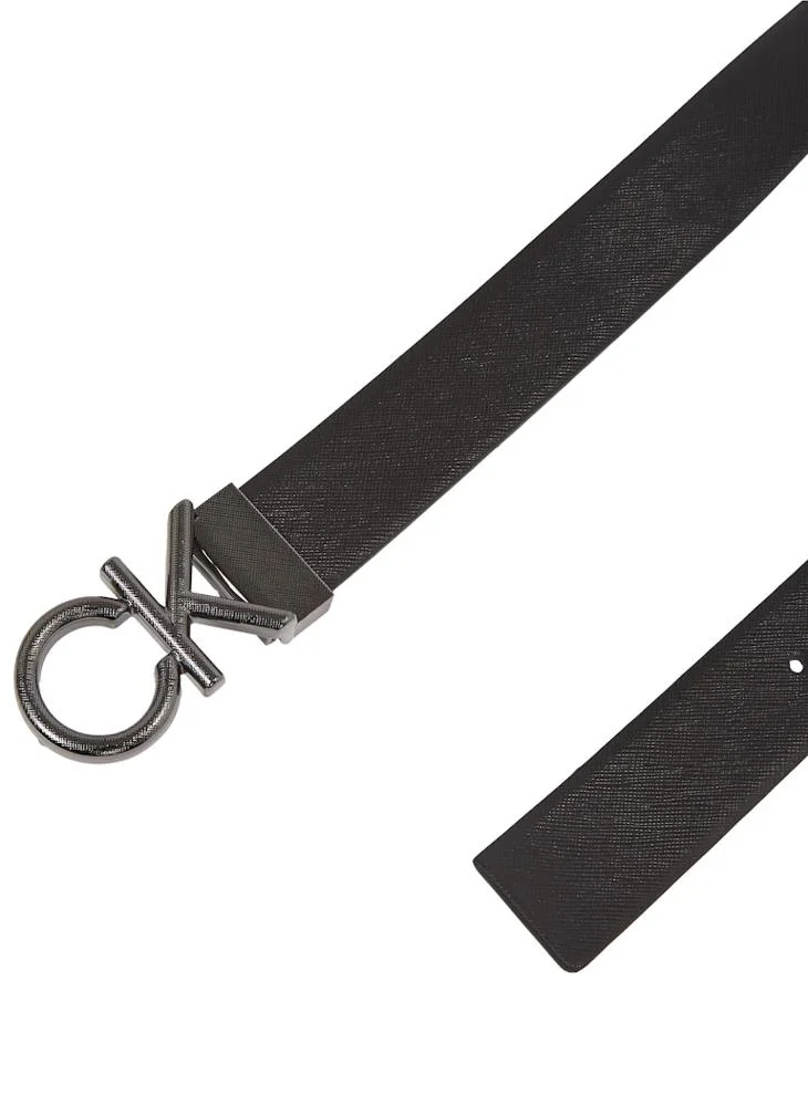 CALVIN KLEIN Adjustable  Metal Saffiano 35Mm Belt