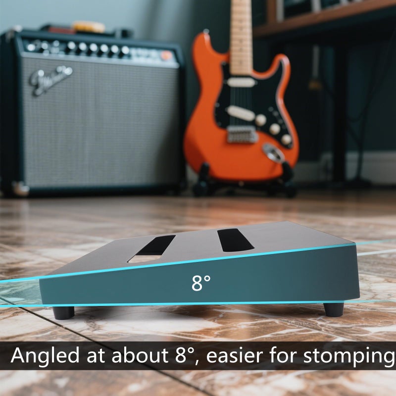 SOYAN Guitar Pedal Board 14" x 10.6" with Carry Bag (SPB-14) - Image 4