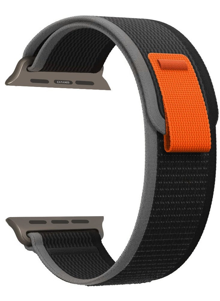 CATANES - 4 Packs For Apple iWatch Bands Nylon Alpine and Trail Bands Compatible With Apple iWatch For Men Women Replacement Strap 49mm 45mm 44mm 42mm For iWatch Series Ultra/8/7/6/5/4/3/2/1/SE Multicolour - Image 1
