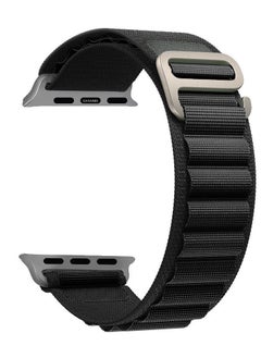 CATANES 4 Packs For Apple iWatch Bands Nylon Alpine and Trail Bands Compatible With Apple iWatch For Men Women Replacement Strap 49mm 45mm 44mm 42mm For iWatch Series Ultra/8/7/6/5/4/3/2/1/SE Multicolour  - Image 4