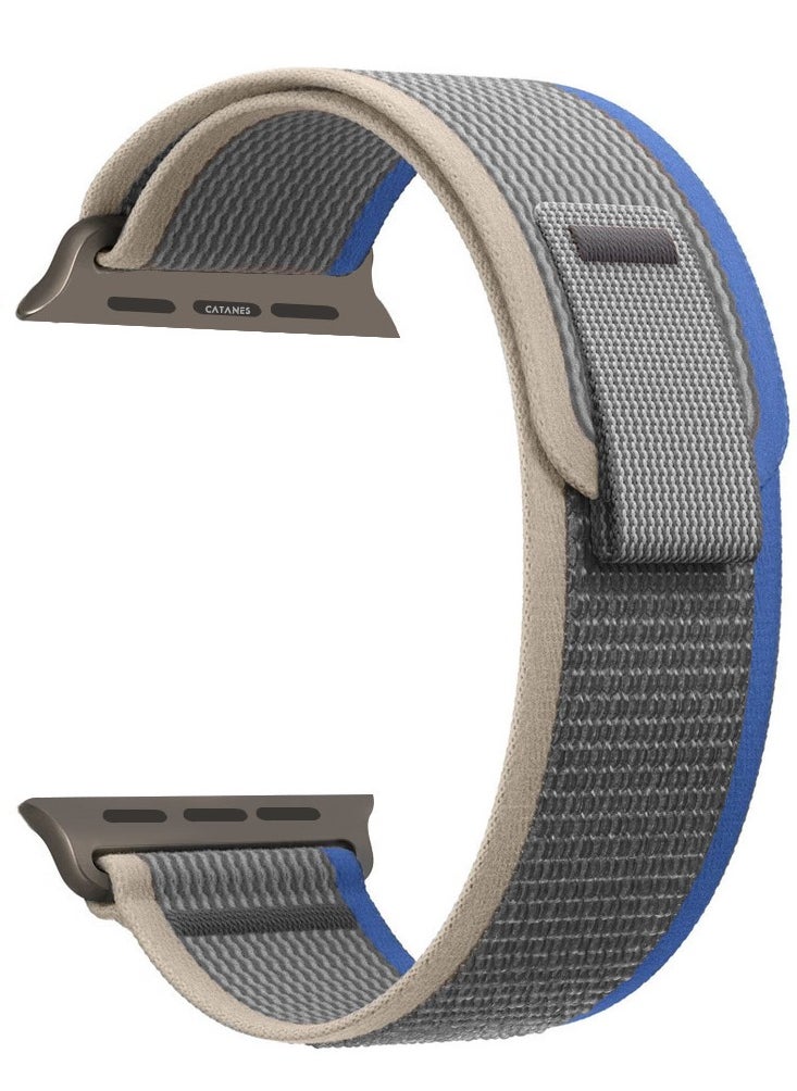 CATANES - 4 Packs For Apple iWatch Bands Nylon Alpine and Trail Bands Compatible With Apple iWatch For Men Women Replacement Strap 49mm 45mm 44mm 42mm For iWatch Series Ultra/8/7/6/5/4/3/2/1/SE Multicolour - Image 1
