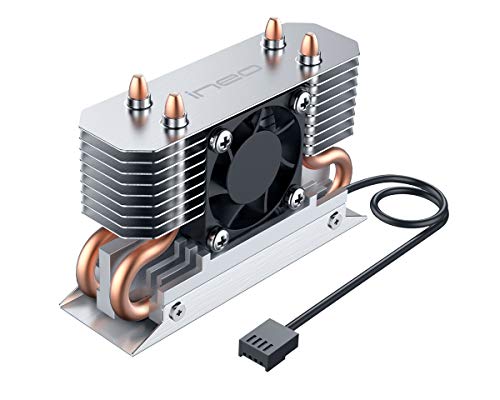 ineo M.2 2280 PCIe 5 SSD Rocket Heatsink Built-in Cooling Fan [M3] - Image 1