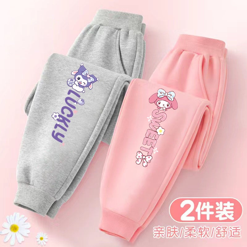 Girl'S Pants Autumn Trousers Children'S Sports Pants Girl'S Autumn Children'S Wear Sweatpants - Image 2