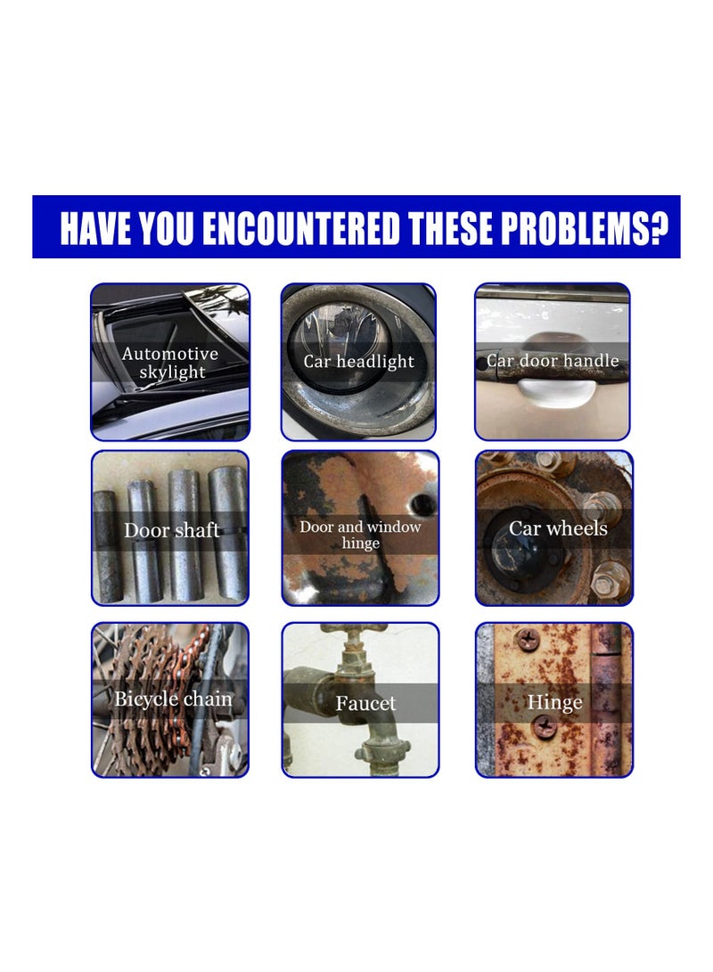 SYOSI 2 Pcs Rust Remover Spray, Multipurpose Rust Remover, Rustout Instant Remover Spray, Car Care Cleaning Rust Remover for Metal Parts - Image 4