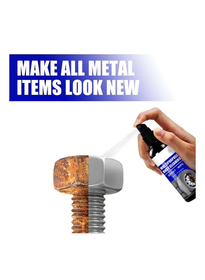 SYOSI 2 Pcs Rust Remover Spray, Multipurpose Rust Remover, Rustout Instant Remover Spray, Car Care Cleaning Rust Remover for Metal Parts - Image 2