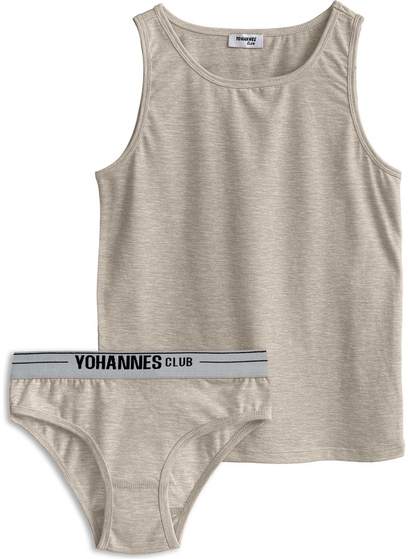Yohannes Club Girls Cotton Underwear Set Slip Panties and Undershirt  - Image 1