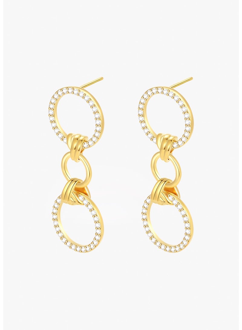 Raia The Bond Radiant Earrings - 18K Gold Plated 925 Silver - Image 1