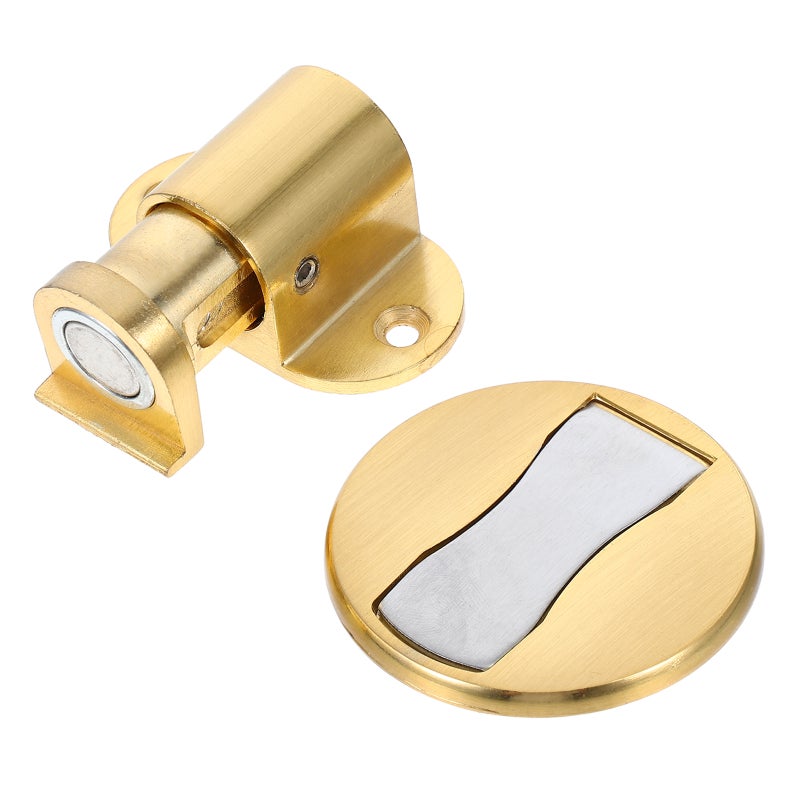 2pcs Adjustable Door Stop Stainless Steel Door Catch Silent Door Retainer For Home Or Office Prevents Door Damage Doorstops - Image 4