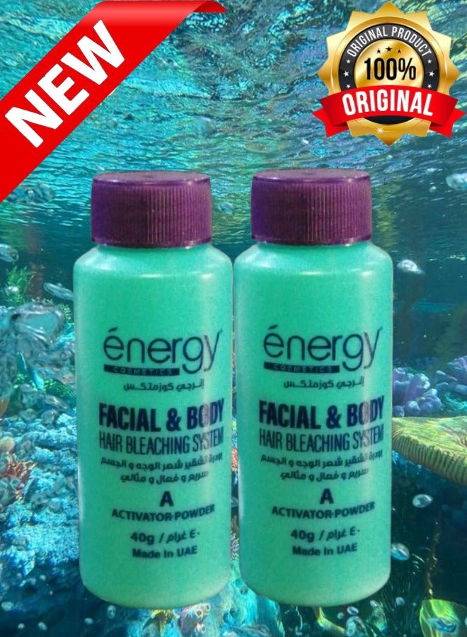 ENERGY COSMETICS Facial And Body Hair Bleaching System 40 Grams And 60ML - Image 3
