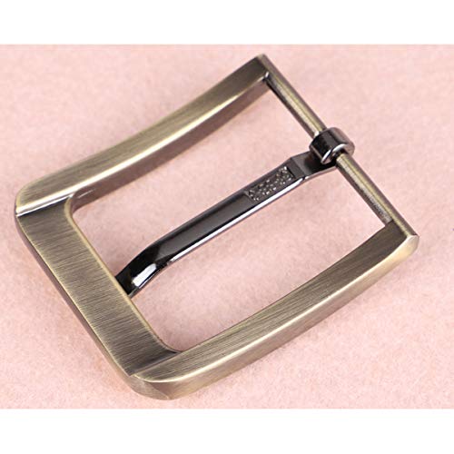 McFanBe 1.5 Inches (38-40 mm) Belt Buckle Single Prong Square Replacement Buckle for Men Women Belt (Bronze02) - Image 5