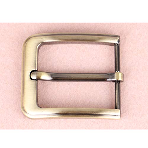 McFanBe 1.5 Inches (38-40 mm) Belt Buckle Single Prong Square Replacement Buckle for Men Women Belt (Bronze02) - Image 3