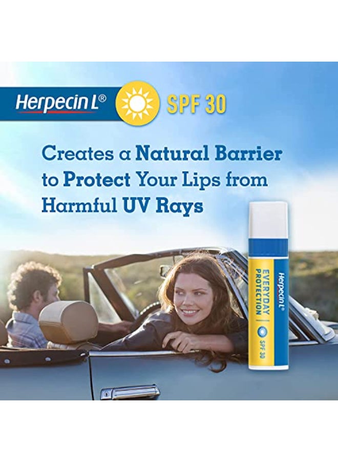 herpecin l HerpecinL Lip Balm Stick 30 SPF 01 Ounce Pack of 6 - Image 4