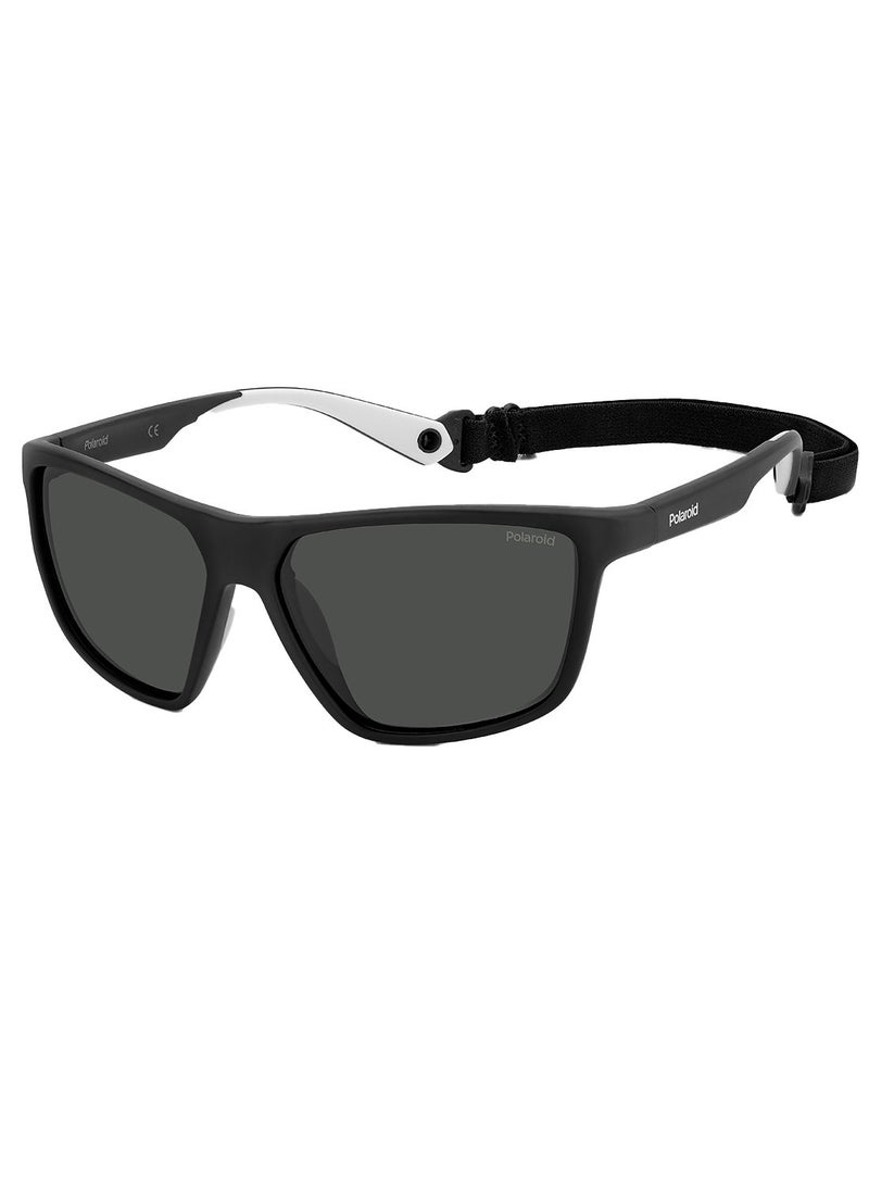 Polaroid Men Rectangular Sunglasses PLD 7040/S  BLACKGREY 59  - Image 1