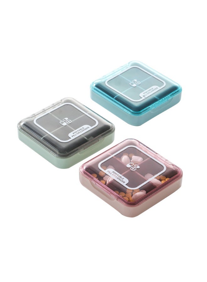 صندوق حبوب محمول بالجملة من المصنع مع مقسمات متعددة لاستخدام المكتب والمدرسة والسفر والمنزل، وعلبة لتخزين حبوب الأدوية - Image 1