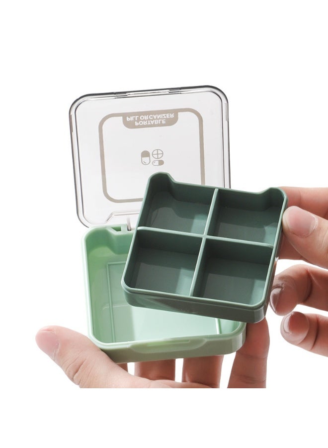 صندوق حبوب محمول بالجملة من المصنع مع مقسمات متعددة لاستخدام المكتب والمدرسة والسفر والمنزل، وعلبة لتخزين حبوب الأدوية - Image 2