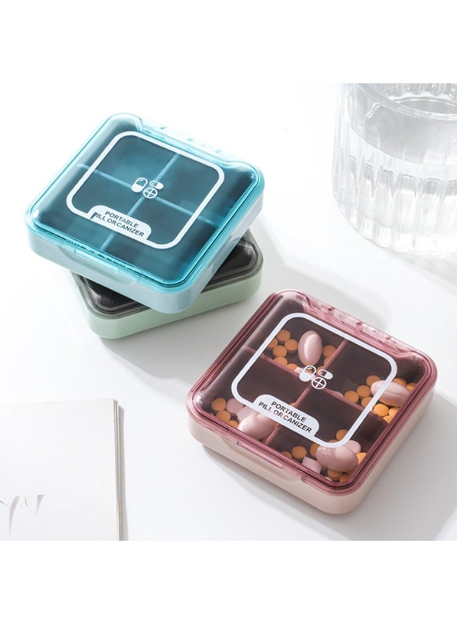 صندوق حبوب محمول بالجملة من المصنع مع مقسمات متعددة لاستخدام المكتب والمدرسة والسفر والمنزل، وعلبة لتخزين حبوب الأدوية - Image 5