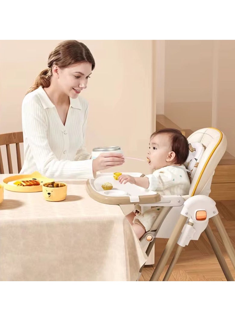 OLUDENIZ 3-in-1 Multifunctional Baby High Chair - Dining, Feeding, and Swing Seat - Image 5