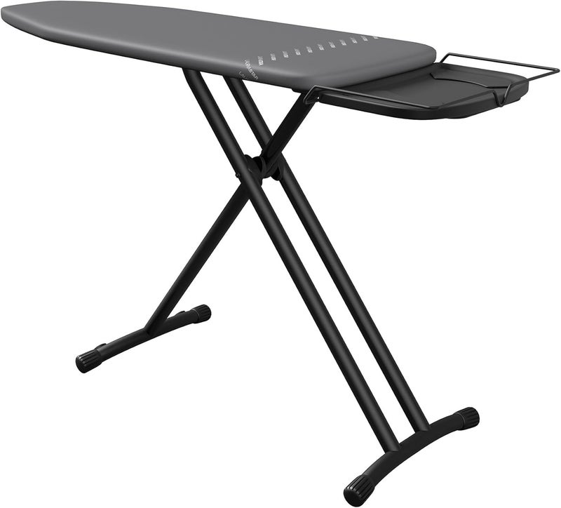 Laurastar Universalcover Dark Grey, Universal Ironing Board Cover, 131cm x 55cm, 100% Cotton, Folding Lines, Practical Clip, Adjustable, High-Comfort Thickness, Machine Washable, Unique Design - Image 2